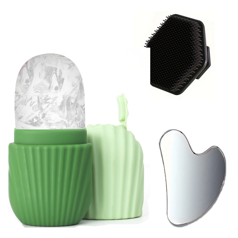 Facial Ice Roller and Scraping Board Set